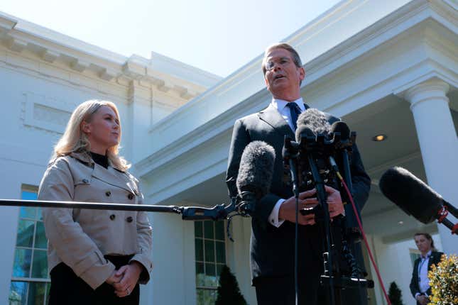 Image for article titled Bessent claims the tariff reversal was Trump's 'strategy all along'