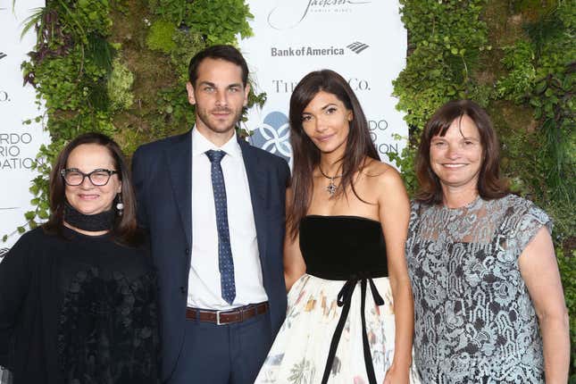  Barbara Banke, right, at the Leonardo DiCaprio Foundation Gala at Jackson Park Ranch on September 15, 2018 in Santa Rosa, California.