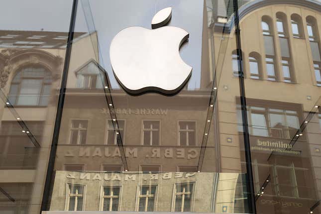 An Apple Store in Berlin, Germany.