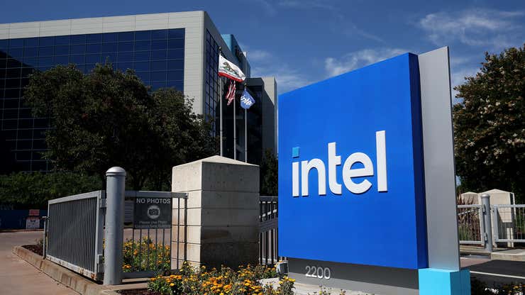 Image for Intel could make massive cuts to its workforce. The stock rises 5%