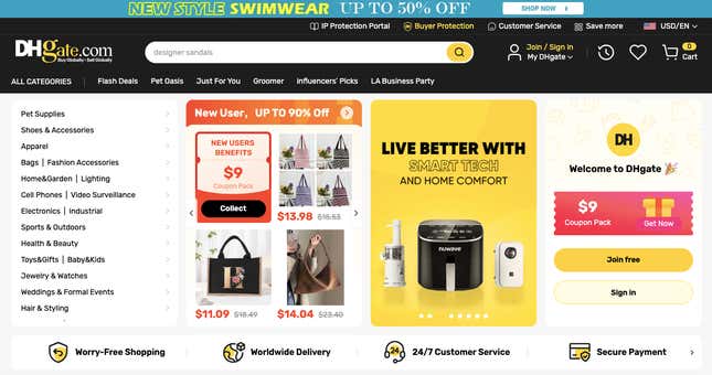 Image for article titled American shoppers are flocking to Chinese apps as the trade war hits home