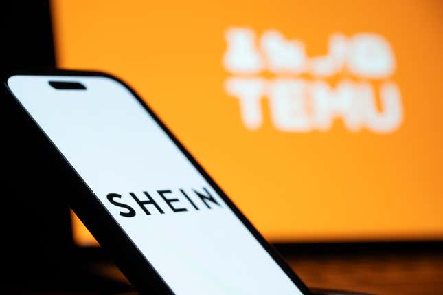 Image for article titled Temu and Shein are getting ready to raise prices as a tariff loophole closes