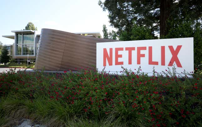 Image for article titled Netflix stock soars 7% as investors look for safety in a turbulent market