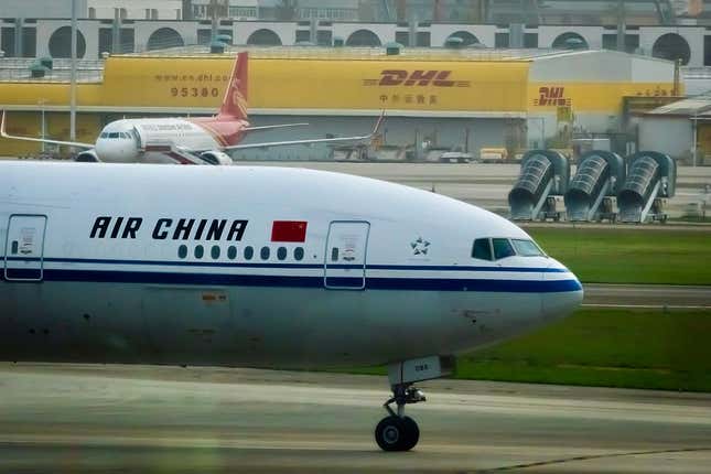 Image for article titled Boeing just got hit by the trade war — and the stock slips