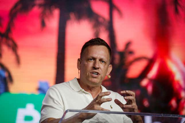 Palantir co-founder Peter Thiel.