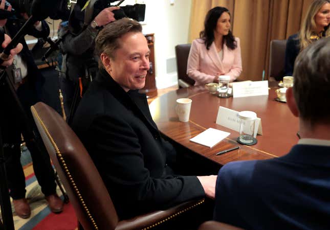 Image for article titled Elon Musk says he'll do less DOGE — and Tesla stock pops 7%