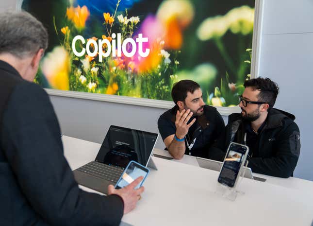 Image for article titled Microsoft says AI coworkers are coming fast