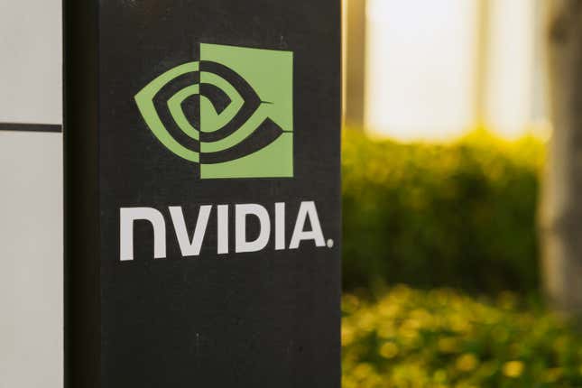 Image for article titled Nvidia stock slumps into a correction and Broadcom sinks despite its &#39;Nvidia moment&#39;