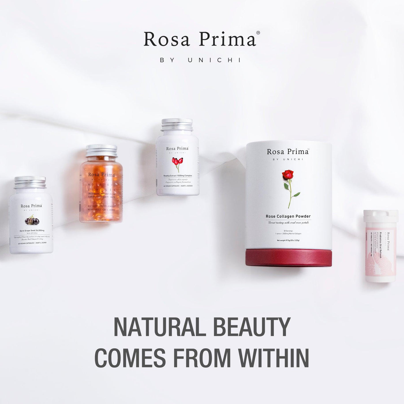 Unichi Rosa Prima Rosehip Extract 1500MG Complex - Unichi Wellness