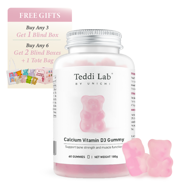 Unichi Calcium Vitamin D3 Gummy